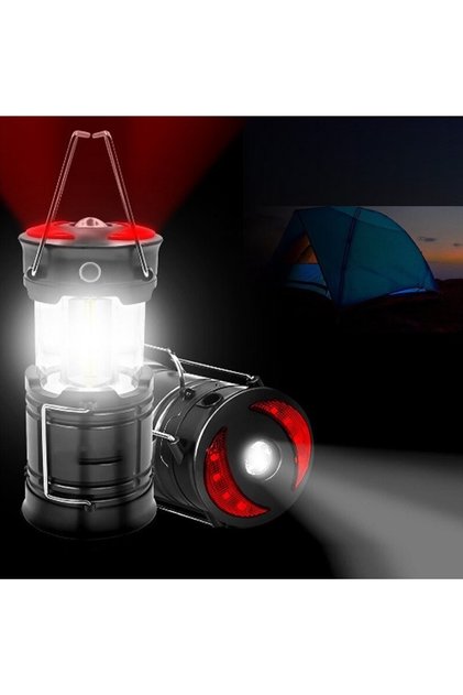 Lampa Turistica Led, 3in1, Extensibila, 4 Moduri (TABARA, CAMPING, RULOTA, CALATORII, EXPEDITII)