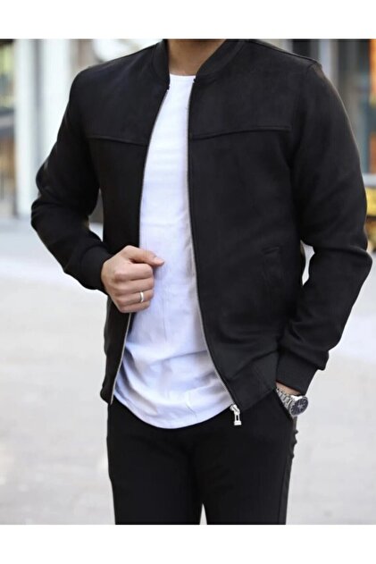 Saisonale Herren-Wildlederjacke