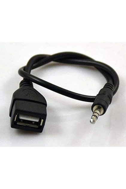 محول كابل AUX ذكر إلى USB 2.0 3.5 مم أنثى