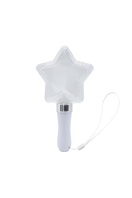 WHITE 15-color five-pointed star glow stick one-key color-changing glow stick concert birthday party