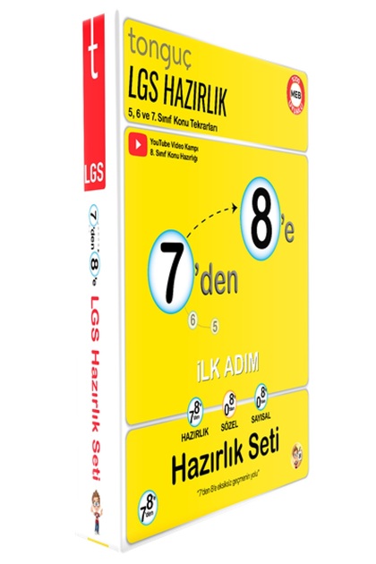 Tonguç Yayınları 7'den 8'e Hazırlık Seti - 3 Kitap Set - Fiyatı