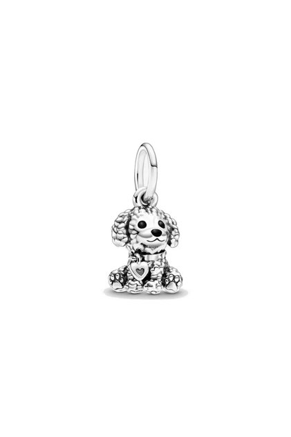 Pandantiv/talisman Din Argint 925, Jw1118, Model Cățeluș, Placat Cu Rodiu