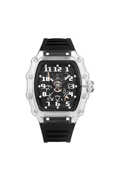 Men's Analog Black Dial Watch - K25009-SSBX
