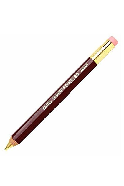 Wooden Versatil Kalem 2.0mm Bordo APS-680E