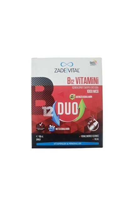Vitamin B12 Duo 1000 Mcg Sprey 10 Ml