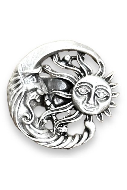 Grandpa Moon and Sun Model Adjustable Size Women's Ring bby44