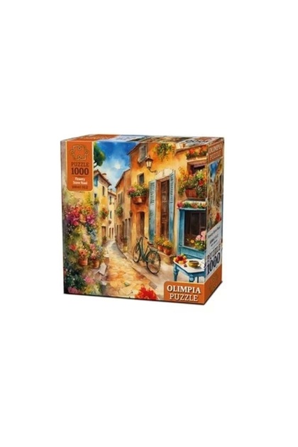 Olimpia OLİMPİA FLOWERY STONE ROAD 1000 PARÇA PUZZLE - Fiyatı