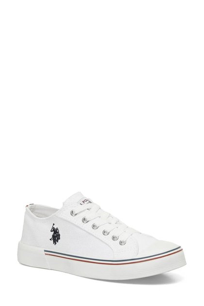 U.S. Polo Assn. White Unisex Sneaker