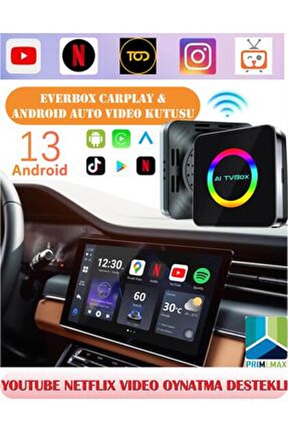 Genel Markalar Akıllı Multimedya Kutusu Android 32GB Kablosuz