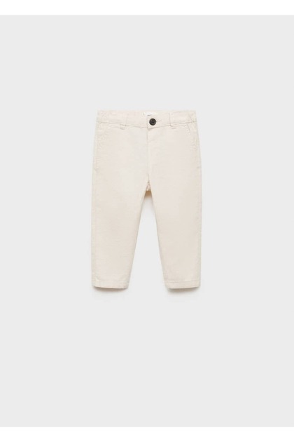 Chino Trousers with Contrast Waist