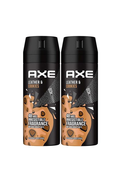Collision Leather & Cookies Body Spray for Men – 2 x 150ml Twin Pack
