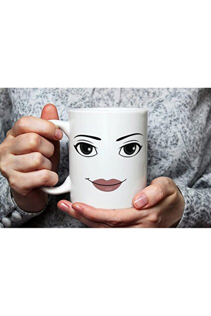 - Women's Face Mug Fun for Games, Christmas, Innovative Coffee Mug, 11 Ounce, White Ceramic