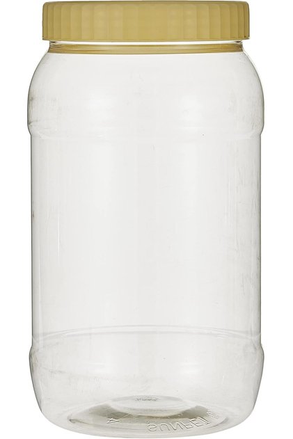 Alsaqer Round SpiceJar/Pet Jar/Plastic Round Food Storage Jar 2000 ml Capacity