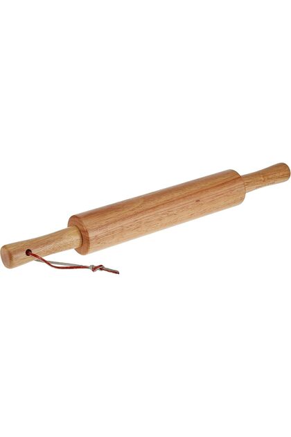 Wooden Rolling Pin |Great Control|Ergonomically Designed Handles-PR50185-Brown