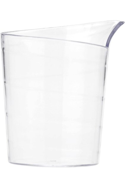 Heavy Weight Plastic Snail Cups 12-Pieces, Clear