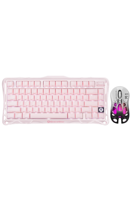 Gravastar Mercury K1+M1 Pro Kablosuz RGB Işıklı Mekanik Q Gaming