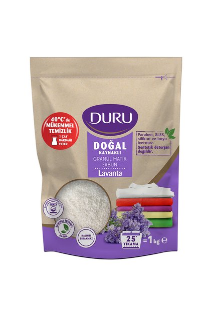 Doğal Kaynaklı Granül Sabun Lavanta 1 kg