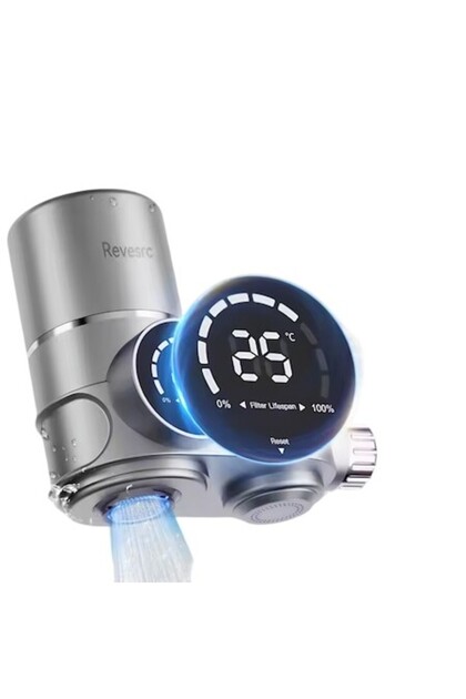 Filtru de apă pentru robinet cu afișaj digital, lumină UV și instalare ușoară – Ideal pentru bucătărie