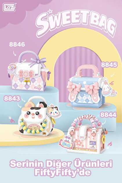 Vagonlife Loz Micro Block Sweet Bag Serisi Boncuklu Çanta 340