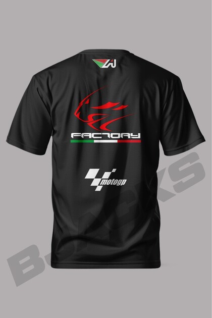 BJACKS Motorsports Wear Aprilia MotoGP Özel Premium Yarış Tişörtü