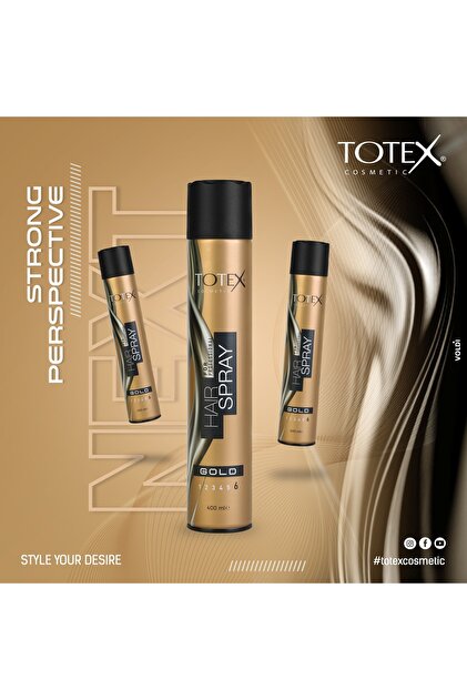 TOTEX Saç Spreyi Gold 400 ml - Fiyatı, Yorumları