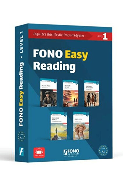 Fono Yayınları Easy Reading Hikaye Seti 5 Kitap A1 Level 1 (Kutulu