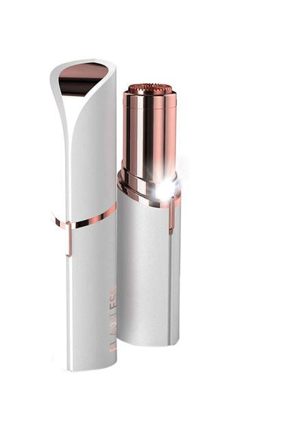 White Rosegold Epilator for Facial Hair Removal