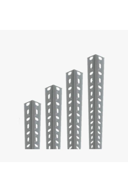12 Adet 250 Cm Galvaniz Çelik Raf Profil - 1,50 Mm