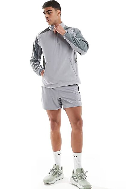 Nike TRAIL POLARTEC 1/4 ZIP FLC ランニングトップ Nike Running Trail Polartec 1/4 zip fleece Erkek Yarım Fermuar