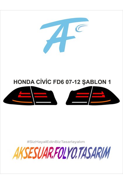 Honda Fd6 2007-2012 (No Makeup Case) Stop Foil