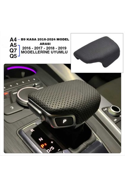 AUDİ A4 B9 A5 Q7 Q5 VİTES TOPUZU BAŞLIĞI 2016-2019 MODEL UYUMLU DELİKLİ