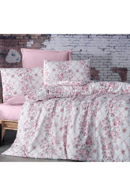 Ivy Flower Young Room Pattern Single Elastic Sheet Duvet Cover Set
