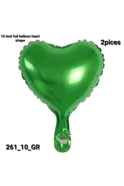 10-inch heart-shaped foil balloon, 24 pieces