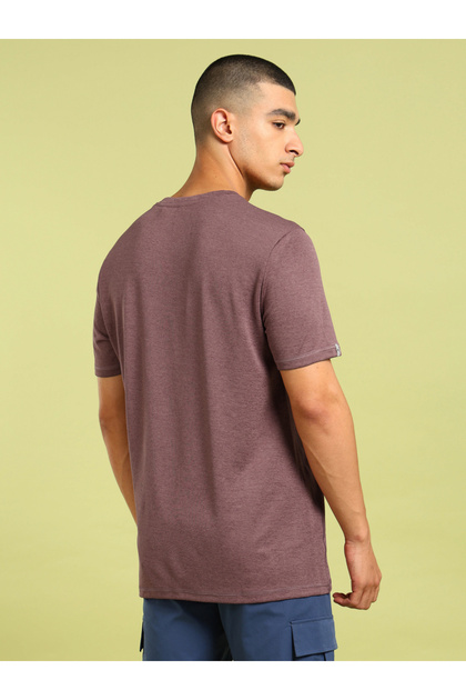 Melange Short Sleeve Slim Fit T-Shirt