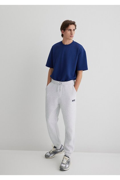 Sweatpants - Gray - Loose