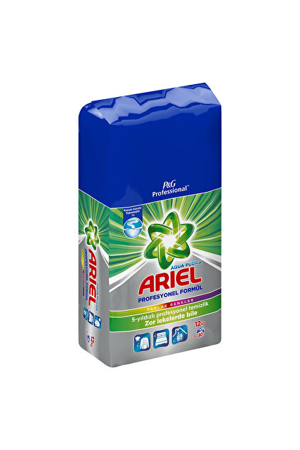 Ariel Professional 12 Kg 80 Yıkama Toz Çamaşır Deterjanı Parlak
