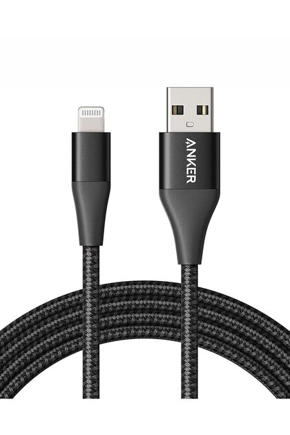 - كابل - Powerline II - USB-A إلى Lightning - 6 أقدام - أسود