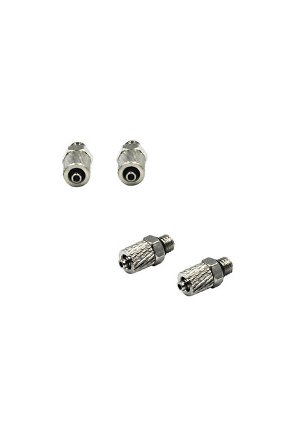 4 PCS Straight 4PCS M5-4mm Micro Hydraulic Oil Connector For Oil Tank Cylinder RC Model Parts