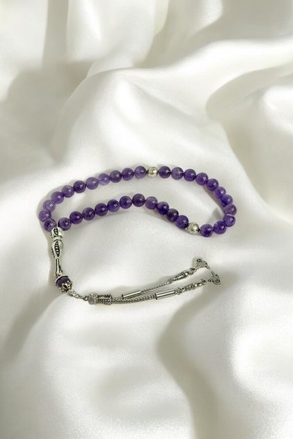 Amethyst Stone Rosary Natural Stone