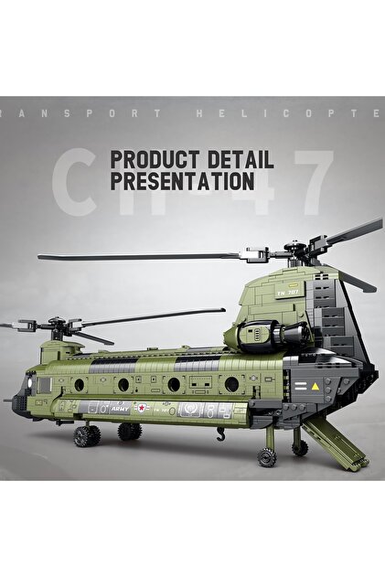 REOBRIX Ch-47 Helikopter, Teknik Blok Yapı Kiti (1458 PARÇA