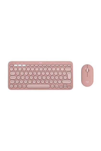 Pebble Keys 2 K380s Bluetooth Klavye+Logitech M350s Pebble 2 Kablosuz Sessiz Mouse