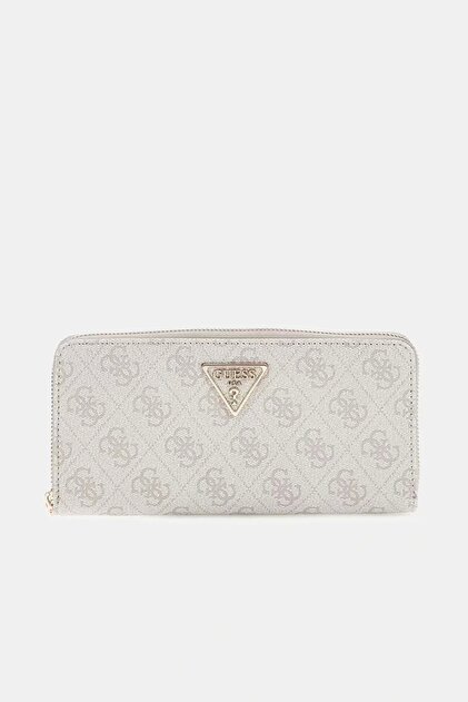 Guess LAUREL SLG LARGE ZIP Kadın Krem Cüzdan SWSD8500146-DVL