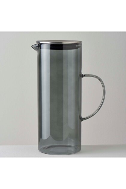 Smoky Cam-metal Kapaklı 1500 ml Sürahi