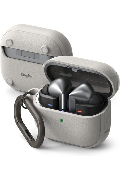 Samsung Galaxy Buds3 / 3 Pro Case Cover | Onyx Magnetic| Warm Gray