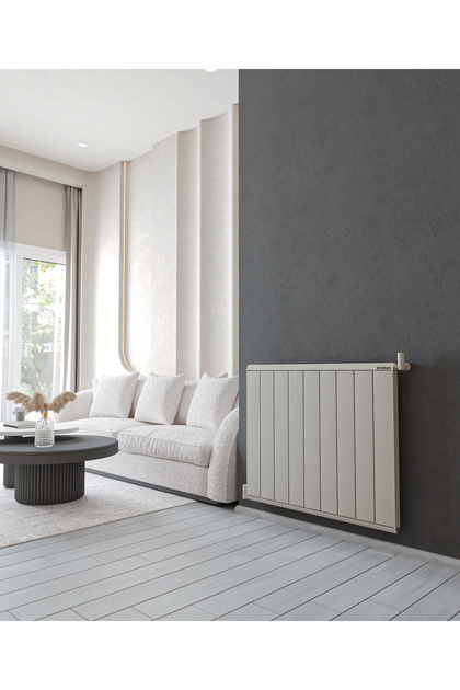 Nergis Classic Alüminyum Radyatör 600X677 mm İpek Gri