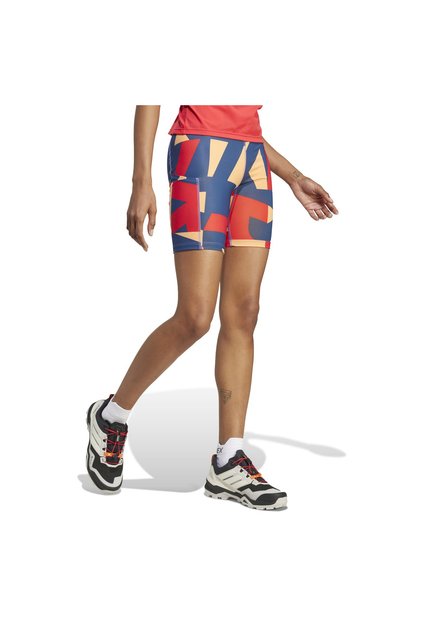 Wmt 8in t Aop Women's Orange Shorts Women's Shorts Je9417