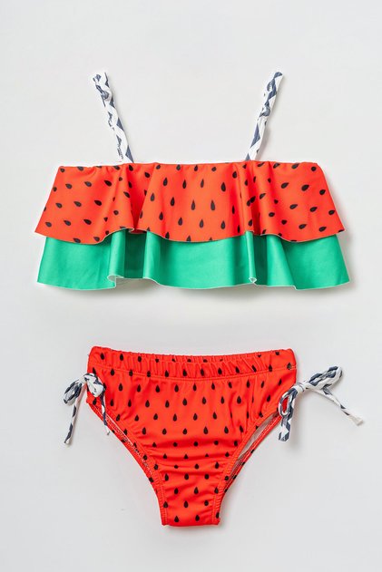 Karpuz Sa deznom Bikini set za devojčice