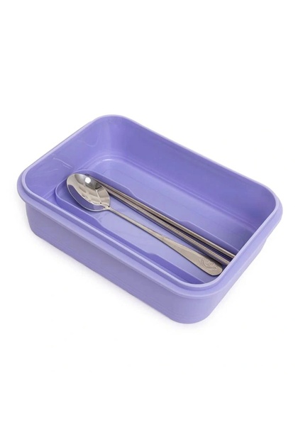 Uzspace VGN-7099 4 BÖLMELİ PASLANMAZ ÇELİK YEMEK KABI - LUNCH BOX