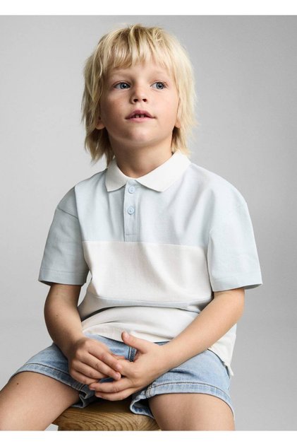 Striped Cotton Polo Shirt