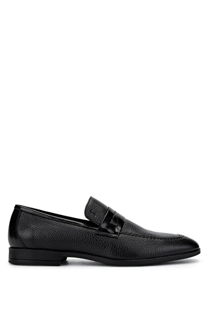 Men's Genuine Leather Black Classic Shoes